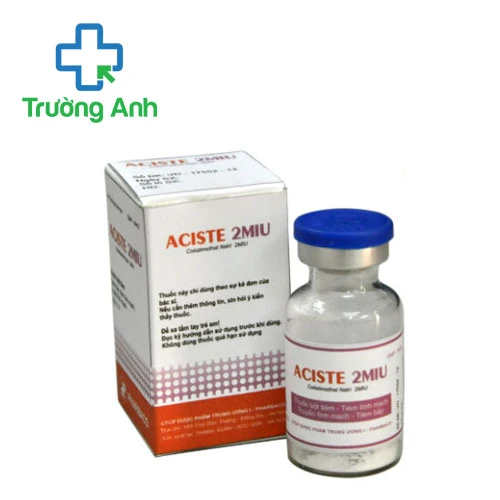 Aciste 2MIU - Thuốc điều trị nhiễm khuẩn nặng của Pharbaco