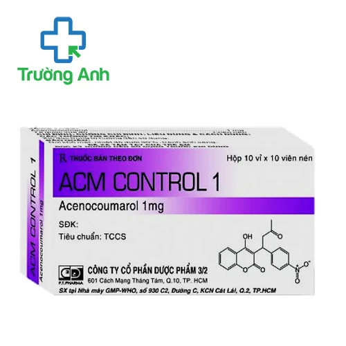 ACM Control 1 FT Pharma - Thuốc chống đông máu hiệu quả