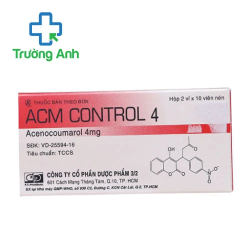 ACM Control 4 FT Pharma - Thuốc chống đông máu hiệu quả