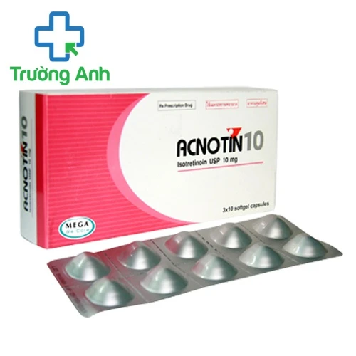 Acnotin 10 - Thuốc điều trị mụn trứng cá nặng của Thái Lan