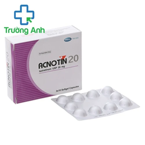 Acnotin 20 - Thuốc điều trị mụn trứng cá nặng của Thái Lan