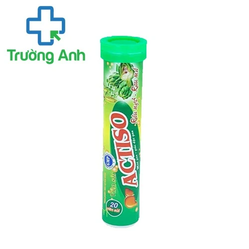 Viên sủi Actiso Râu ngô rau má - Giúp giải độc, lợi tiểu hiệu quả