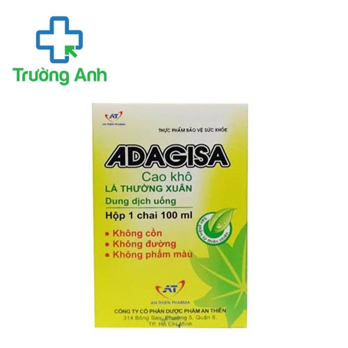 Adagisa (chai 100ml) - Hỗ trợ giảm ho, giảm đau rát họng hiệu quả