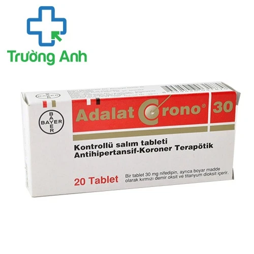 Adalat Crono 30mg - Thuốc điều trị bệnh cao huyết áp hiệu quả