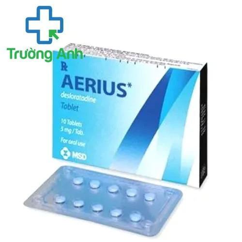 Aerius (viên) - Thuốc điều trị các triệu chứng viêm mũi dị ứng của Bỉ