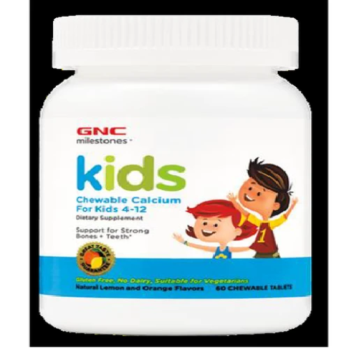 Kids Chewable CalCium For Kids 4-12 - Thực phẩm bổ sung canxi