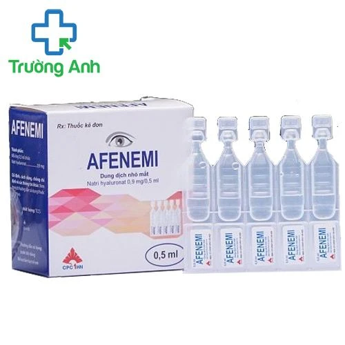 Afenemi - Thuốc nhỏ mắt hỗ trợ điều trị triệu chứng khô mắt