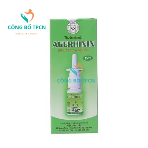 Agerhinin - Thuốc điều trị viêm mũi, viêm xoang hiệu quả (10 hộp)