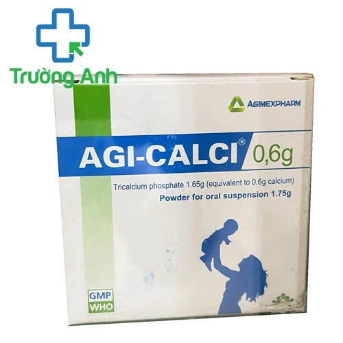 Agi-calci (gói bột) Agimexpharm - Điều trị thiếu calci hiệu quả của Agimexpharm