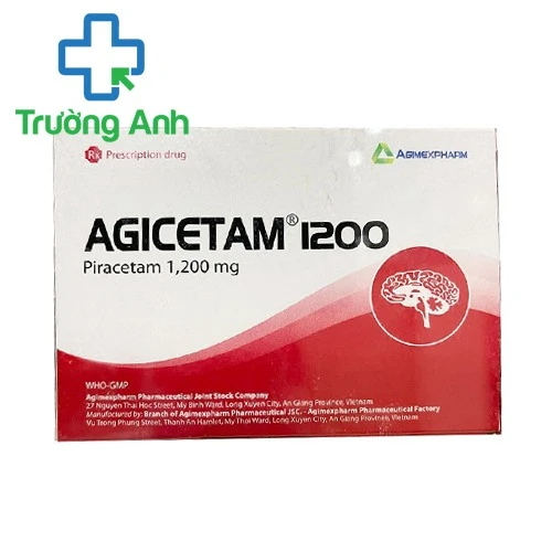 Agicetam 1200 - Thuốc điều trị các tổn thương ở não của Agimexpharm