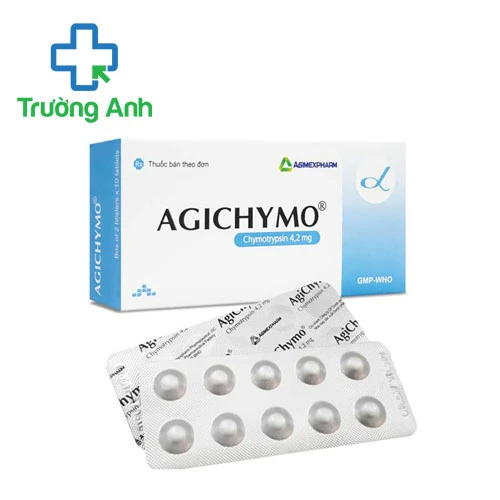 Agichymo 4,2mg - Thuốc điều trị phù nề hiệu quả của Agimexpharm