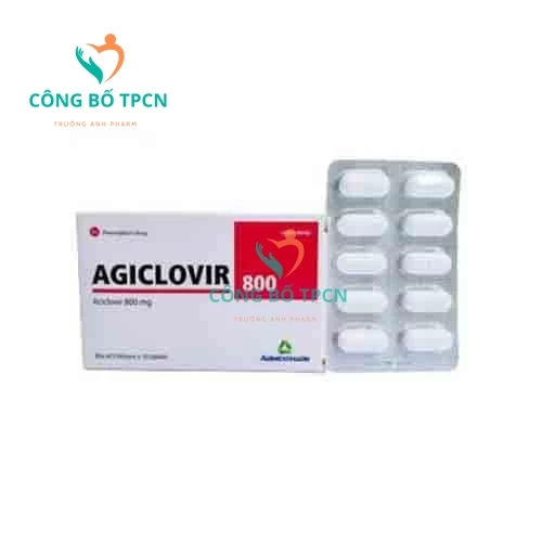 AGICLOVIR 800 - Thuốc chống nhiễm khuẩn của Agimexpharm