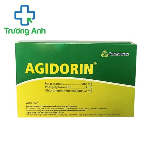Agidorin - Thuốc giảm đau hạ sốt hiệu quả của Agimexpharm