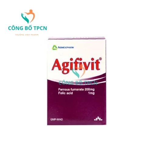 Agifivit Agimexpharm - Thuốc điều trị thiếu máu hiệu quả