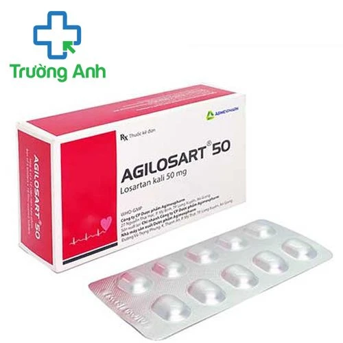 Agilosart 50 - Thuốc điều trị tăng huyết áp từ nhẹ đến trung bình