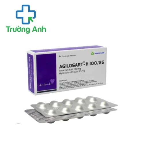 Agilosart - H 100/12,5 - Thuốc điều trị tăng huyết áp, giảm tai biến