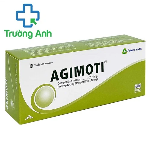 Agimoti 10mg - Thuốc điều trị triệu chứng nôn và buồn nôn của Agimexpharm
