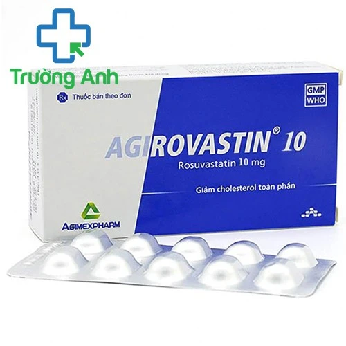 Agirovastin 10 - Thuốc điều trị tăng cholesterol của Agimexpharm