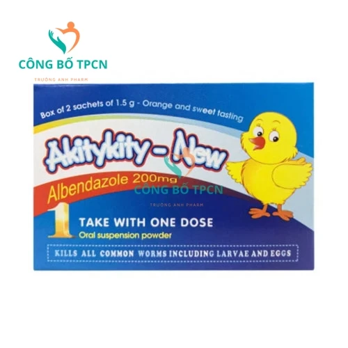 Akitykity-new - Thuốc tẩy giun sán hiệu quả của Pharbaco