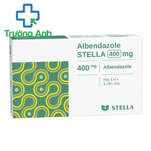 Albendazole Stella 400mg - Thuốc tẩy giun sán, ký sinh trùng hiệu quả