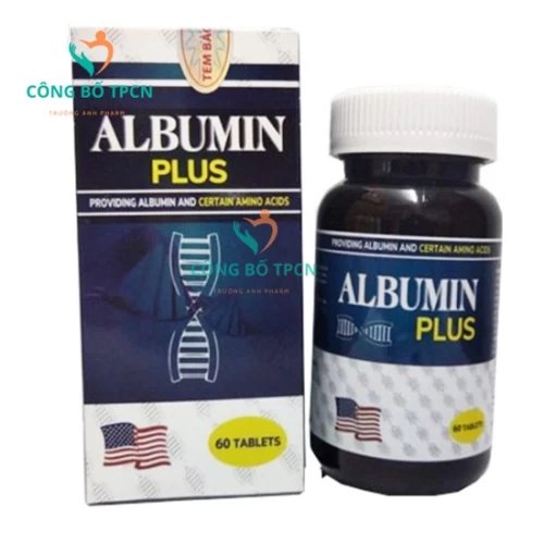 Albumin Plus - Bổ sung albumin, acid amin, tăng sức đề kháng