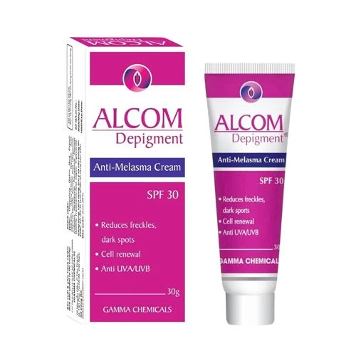 Alcom Depigment SPF 30g - Hỗ trợ làm giảm sắc tố da hiệu quả