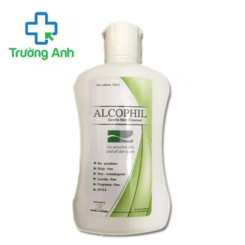 Alcophil Gentle Skin Cleanser 150ml Gamma - Sữa rửa mặt cao cấp hiệu quả