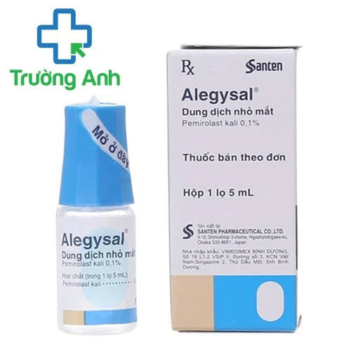 Alegysal - Thuốc điều trị bệnh viêm kết mạc dị ứng của Santen Pharma