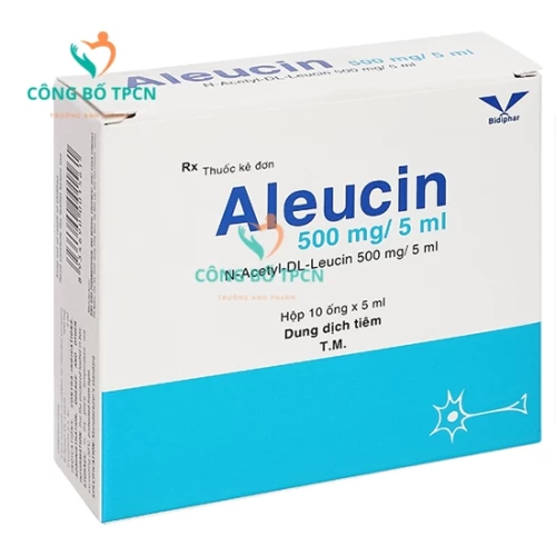 Aleucin 500mg/5ml Bidiphar - Thuốc điều trị các cơn chóng mặt hiệu quả