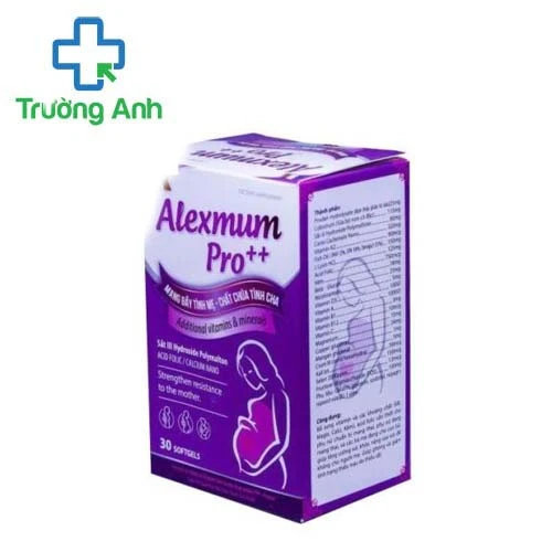 Alexmum Pro++ - Giúp bổ sung sắt và acid folic cho cơ thể
