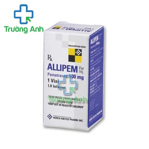 Allipem 100mg - Thuốc điều trị bệnh ung thư phổi hiệu quả