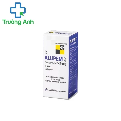 Allipem 500mg - Thuốc điều trị bệnh ung thư phổi của Hàn Quốc