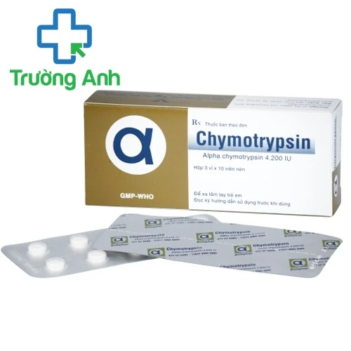 Alpha Chymotrypsin Bidiphar - Thuốc chống viêm, giảm phù nề hiệu quả