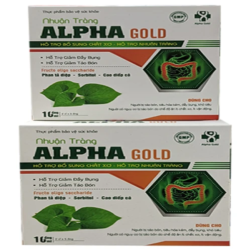 Nhuận tràng Alpha Gold - Thực phẩm chức năng bố ùng chất xơ