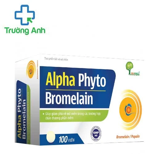 Alpha Phyto Bromelain - Hỗ trợ làm giảm sưng, phù nề