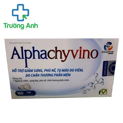 Alphachyvino - Hỗ trợ giảm sưng, phù nề, tụ máu hiệu quả