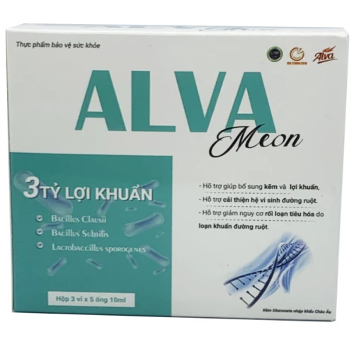 Alva Meon - Thực phẩm chức năng bổ sung kẽm và lợi khuẩn