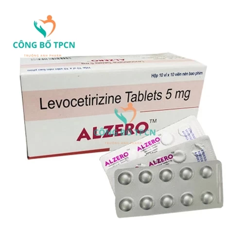 Alzero 5mg Indchemie (Levocetirizine) - Thuốc điều trị viêm mũi dị ứng