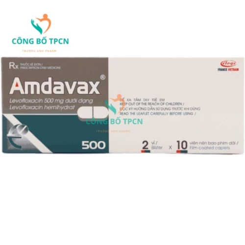 Amdavax 500 - Thuốc điều trị nhiễm khuẩn của Éloge France