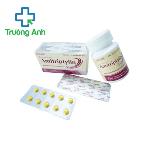 Amitriptylin 25mg Khapharco - Thuốc điều trị trầm cảm hiệu quả
