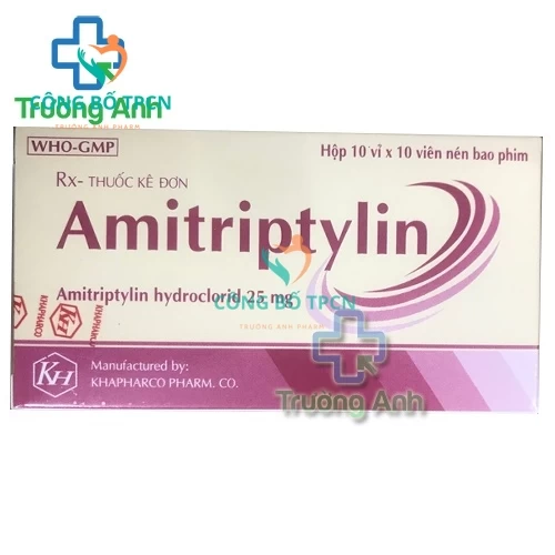 Amitriptylin 25mg Khapharco - Thuốc điều trị trầm cảm hiệu quả