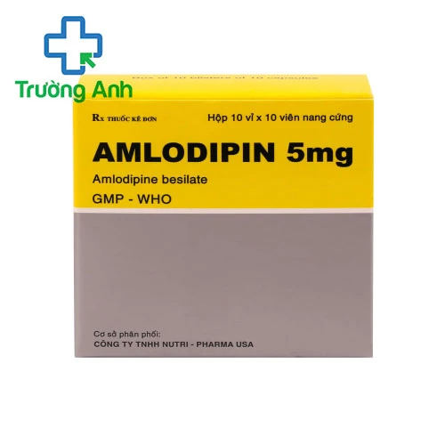 Amlodipin - Thuốc chống tăng huyết áp, đau ngực của Pharma USA