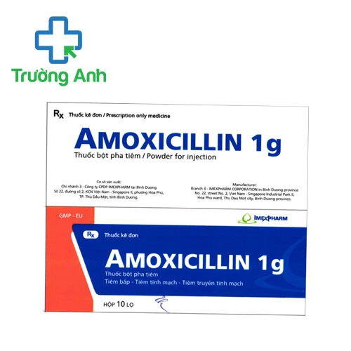 Amoxicillin 1g Imexpharm - Thuốc điều trị nhiễm khuẩn hiệu quả