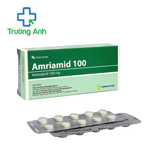 Amriamid 100 Agimexpharm - Thuốc điều trị tâm thần hiệu quả