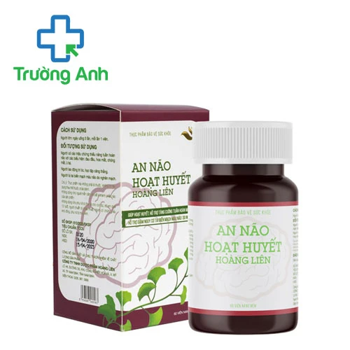 An Não Hoạt Hoạt Huyết Hoàng Liên – Hỗ trợ tăng cường tuần hoàn máu não