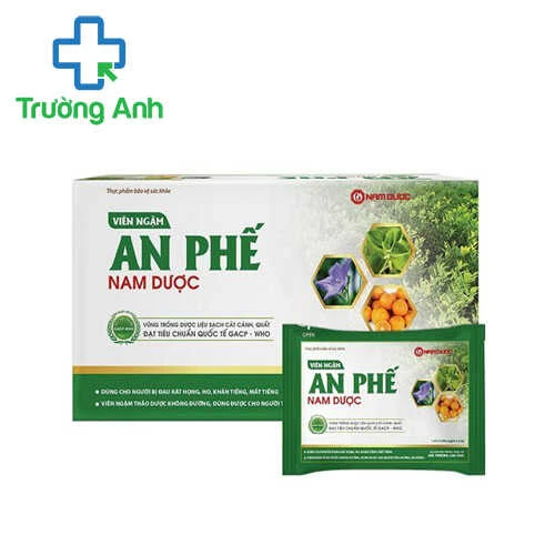 Viên ngậm An phế Nam Dược - Hỗ trợ bổ phế, thanh họng, giảm ho