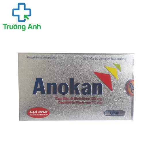 Anokan - Giúp tăng sức chịu đựng của máu não khi thiếu O2