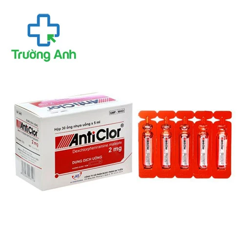 Anticlor 2mg An Thiên (ống 5ml) - Thuốc điều trị viêm mũi dị ứng hiệu quả