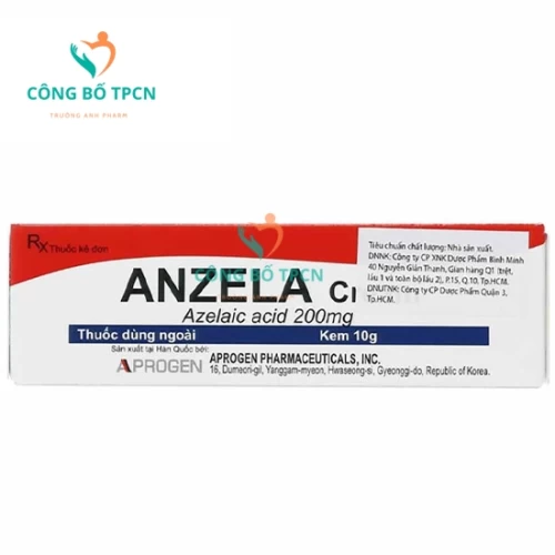 Anzela Cream - Thuốc điều trị viêm da do mụn trứng cá của Hàn Quốc