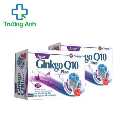 Apavit Ginkgo Q10 Pluss - Giúp giảm rối loạn tiền đình